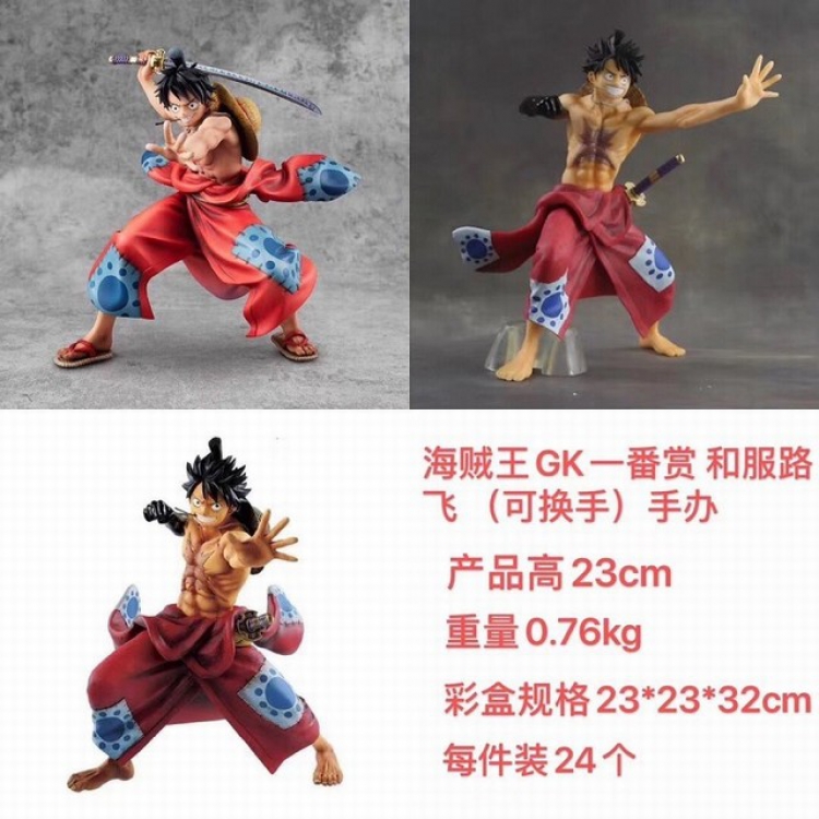 One Piece GK  Luffy Boxed Figure Decoration Model 23CM 0.76KG 23X23X32CM