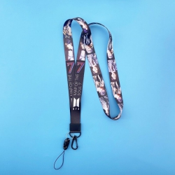 BTS Cartoon lanyard mobile pho...