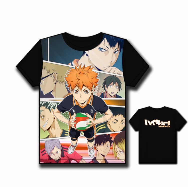 Haikyuu!! Full color printed short-sleeved T-shirt S M L XL 2XL 3XL 4XL 5XL
