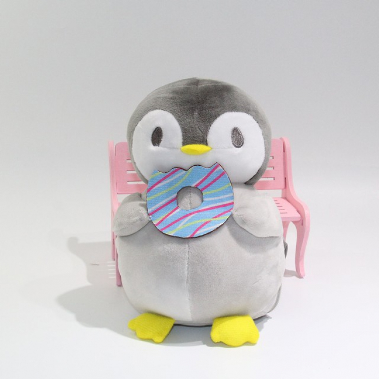 Penguin creative bag bundle pocket double-sided plush doll Bunch pocket size: 30X22CM Doll size: 20X13X8CM 0.135KG
