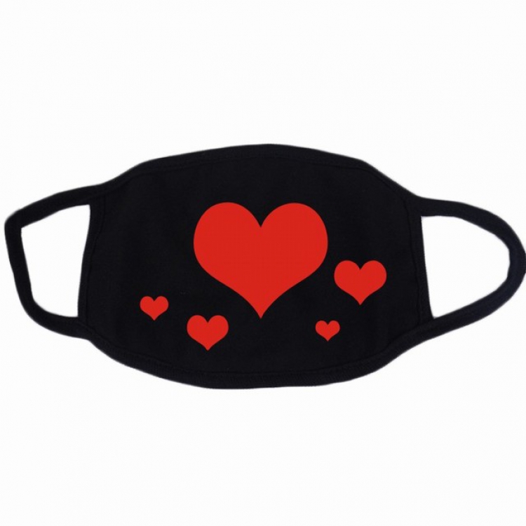 Personality Color printing Dustproof and breathable cotton masks a set price for 10 pcs