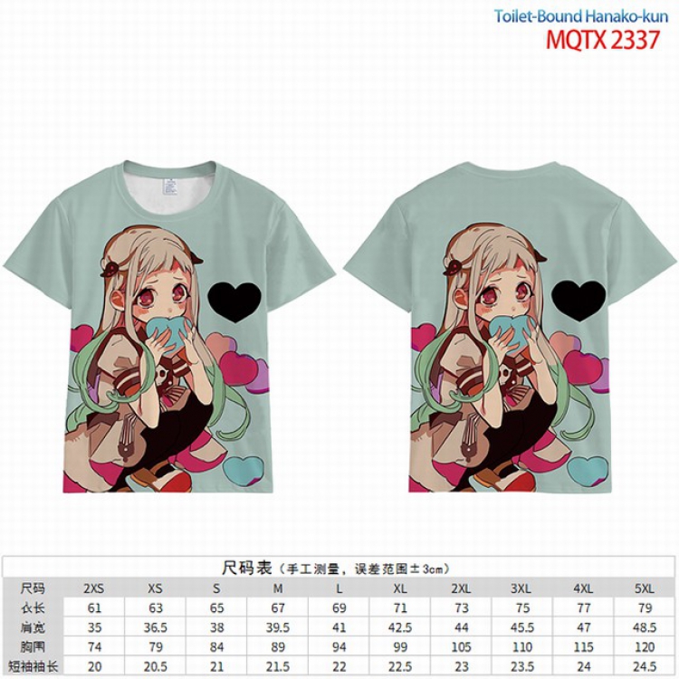 Toilet-Bound Hanako-kun Full color short sleeve t-shirt 9 sizes from 2XS to 4XL MQTO-2337