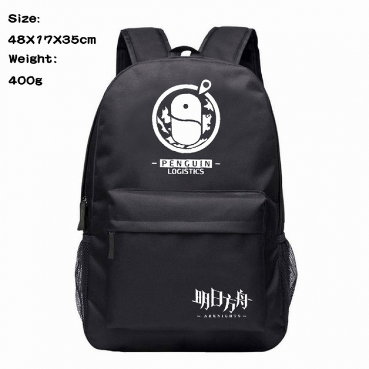 Arknights Anime 600D Canvas Backpack 48X17X35CM 400G