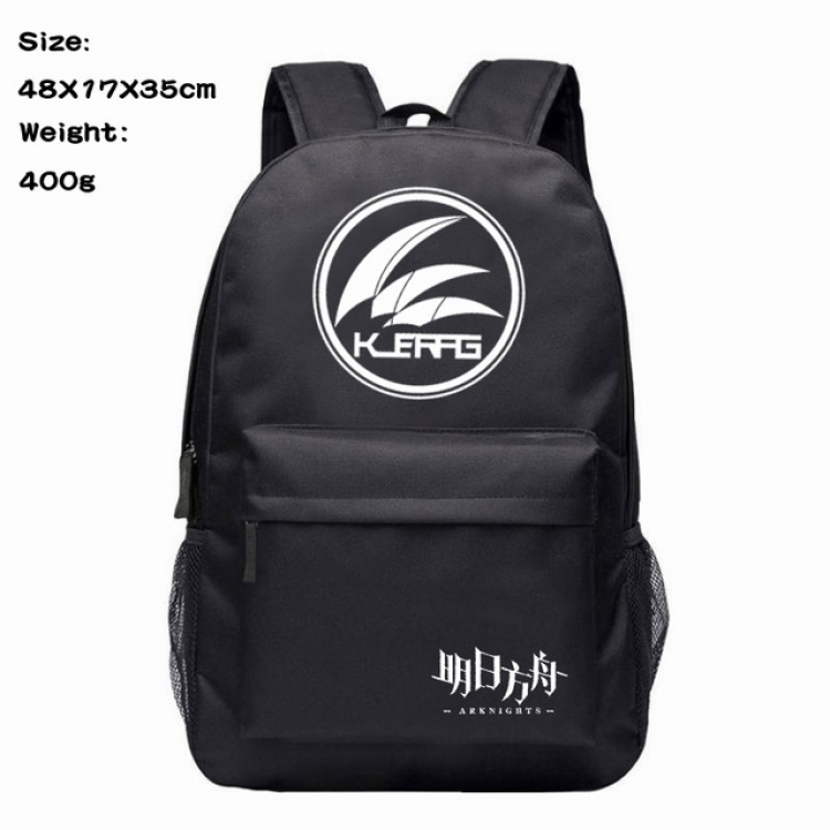 Arknights Anime 600D Canvas Backpack 48X17X35CM 400G