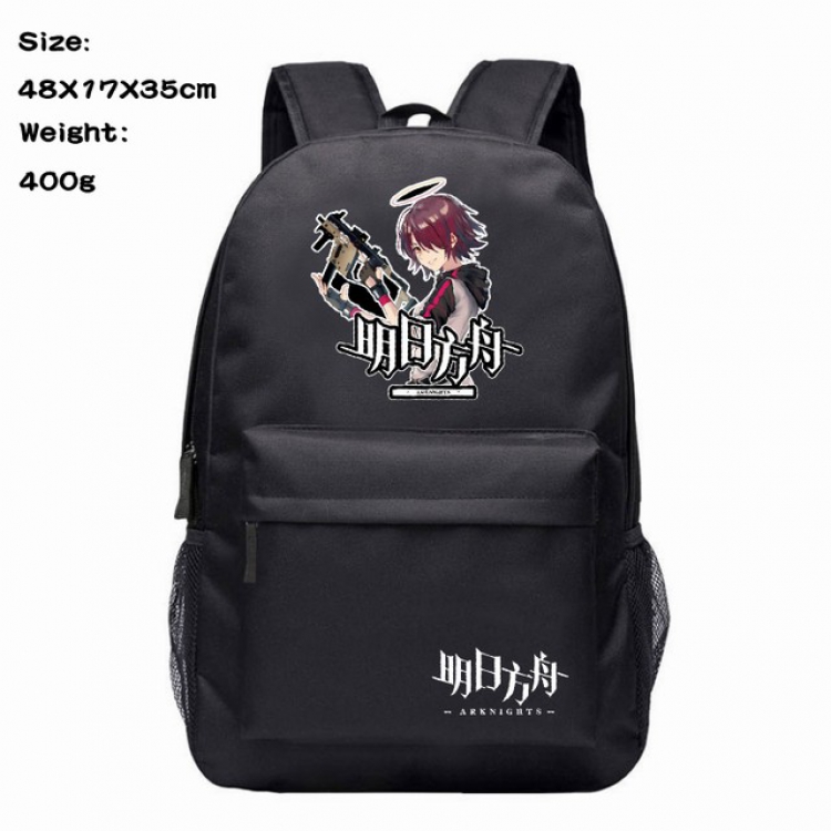 Arknights Anime 600D Canvas Backpack 48X17X35CM 400G