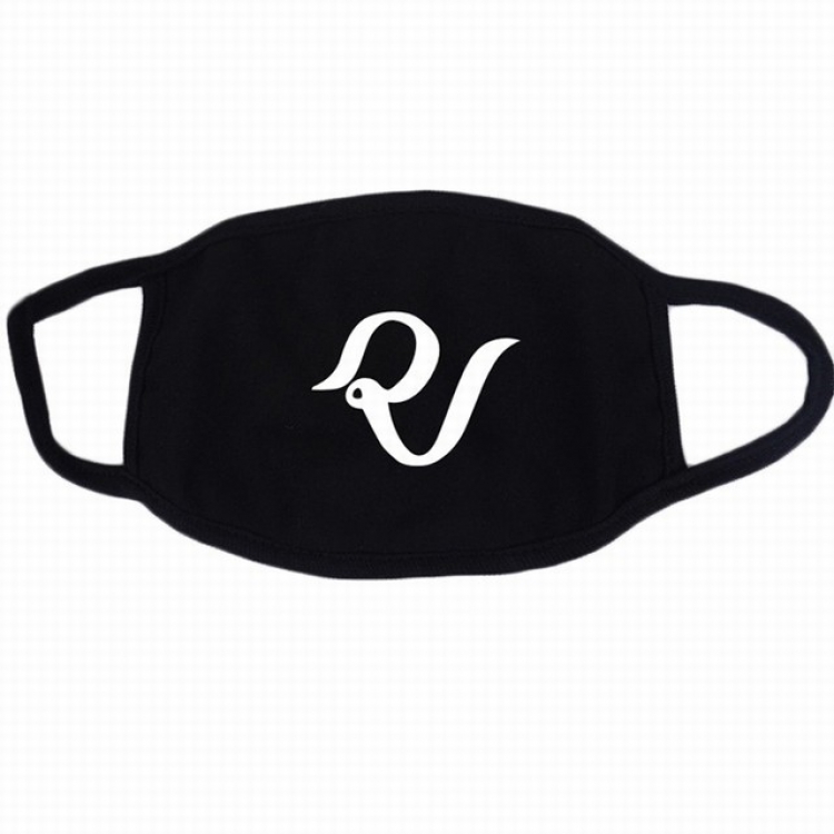 TWICE white printed cotton masks a set price for 10 pcs