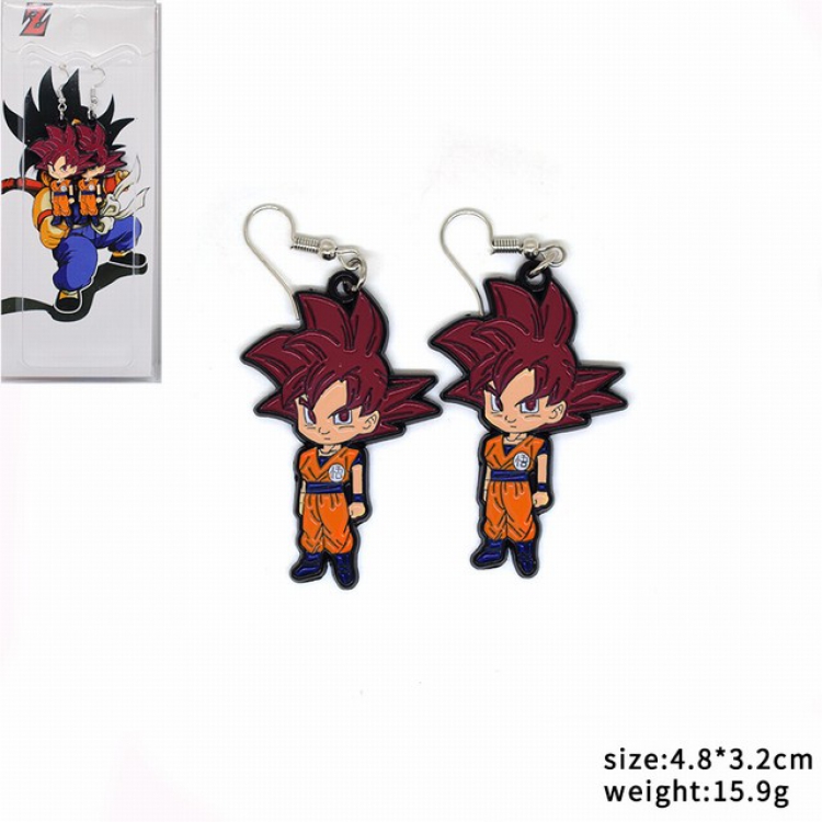 Dragon Ball Earrings pendant jewelry 4.8X3.2CM 15.9G
