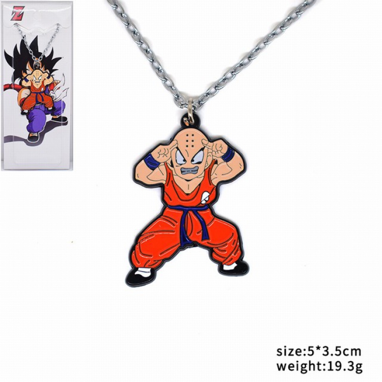 Dragon Ball Kuririn Necklace pendant ornament 5X3.5CM 19.3G