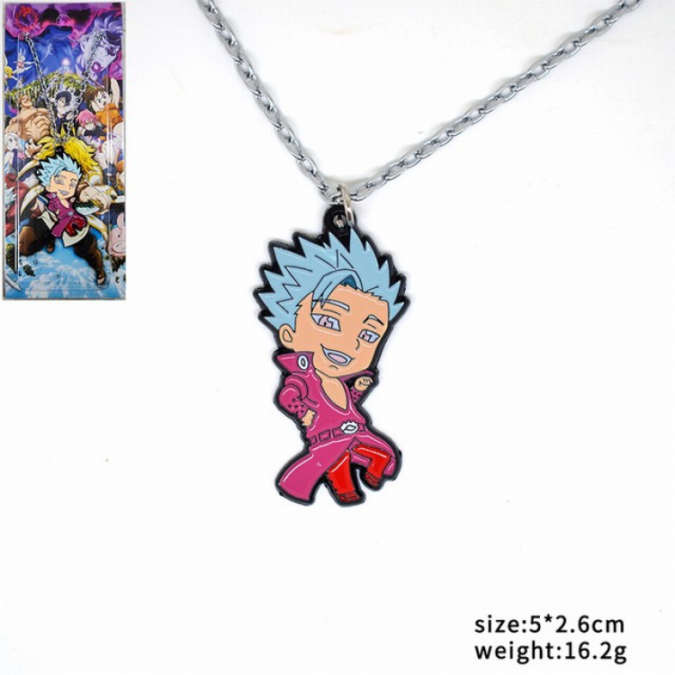 The Seven Deadly Sin Ban Necklace pendant ornament 5X2.6CM 16.2G
