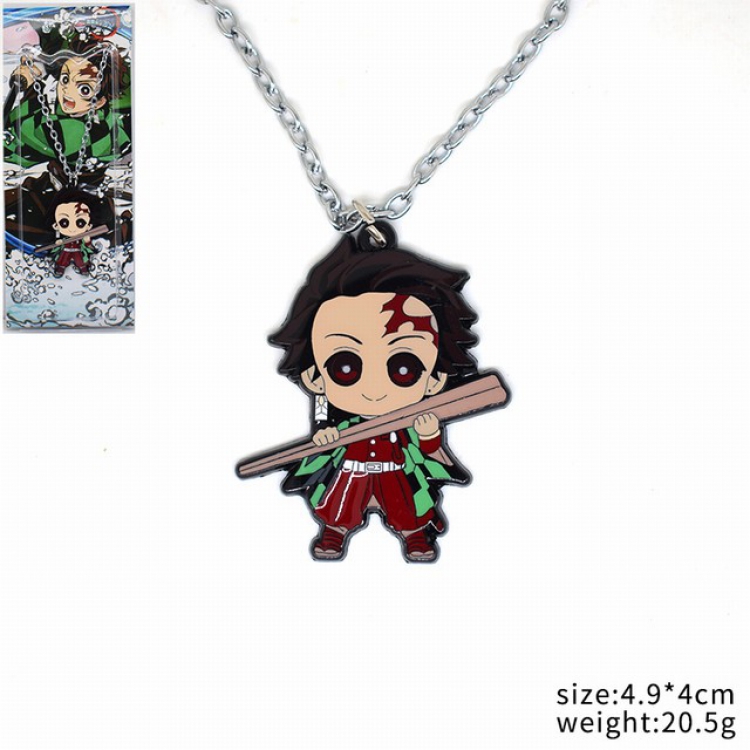 Demon Slayer Kimets Kamado Tanjirou Necklace pendant ornament 4.9X4CM 20.5G