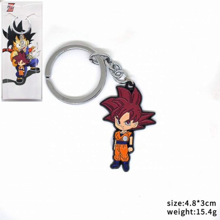 Dragon Ball Son Goku Keychain pendant 4.8X3CM 15.4G