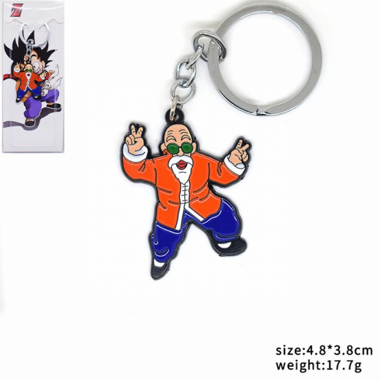 Dragon Ball  Master Roshi  Keychain pendant 4.8X3.8CM 17.7G