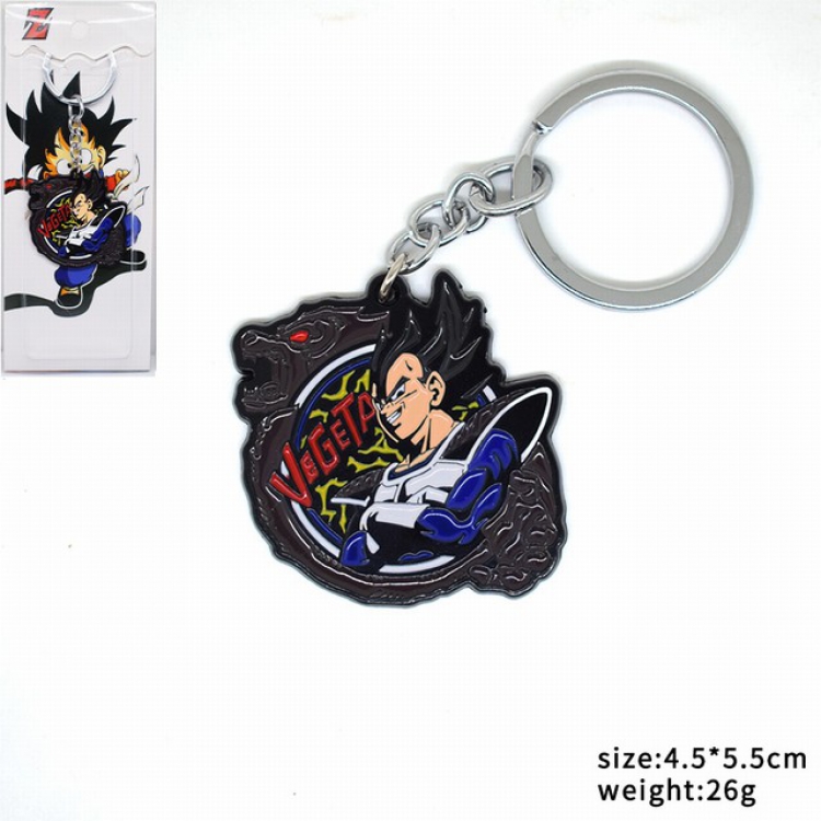 Dragon Ball Vegeta IV Keychain pendant 4.5X5.5CM 26G