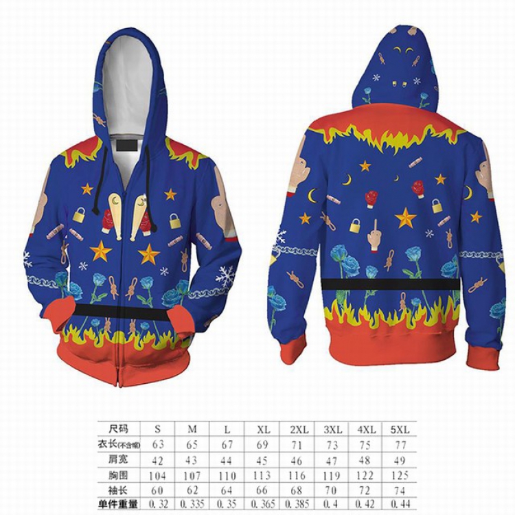 Birds of Prey purple hooded zipper sweater coat S M L XL 2XL 3XL 4XL 5XL price for 2 pcs preorder 3 days