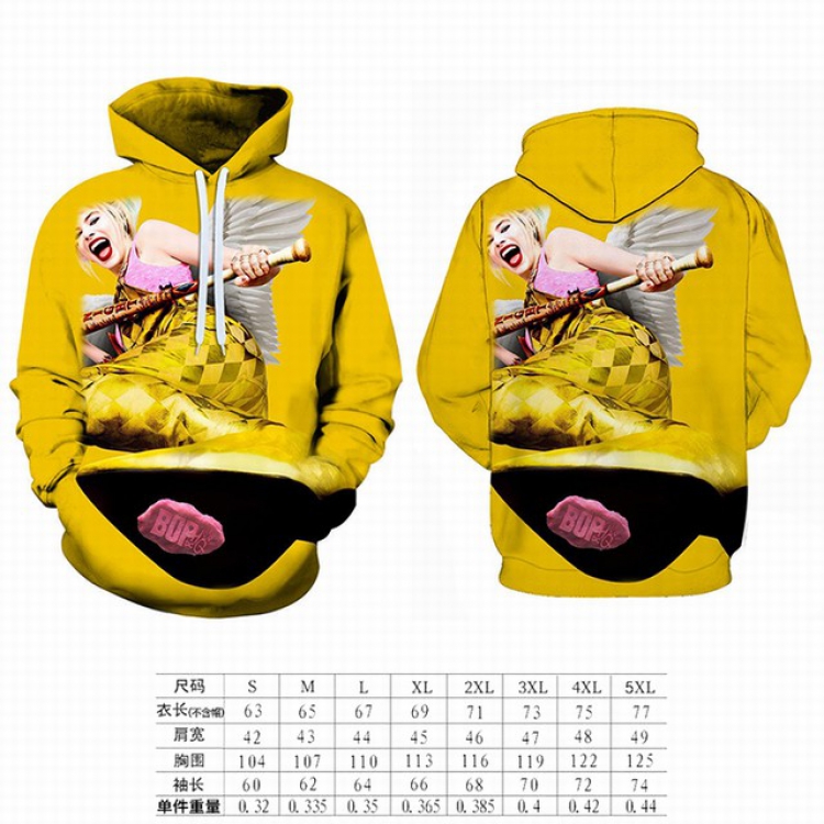Birds of Prey Yellow Round neck pullover hat sweater S M L XL XXL XXXL XXXXL XXXXXL preorder 3 days price for 2 pcs