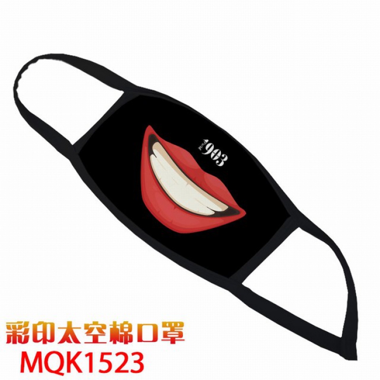 Facial expression Color printing Space cotton Masks price for 5 pcs MQK1523