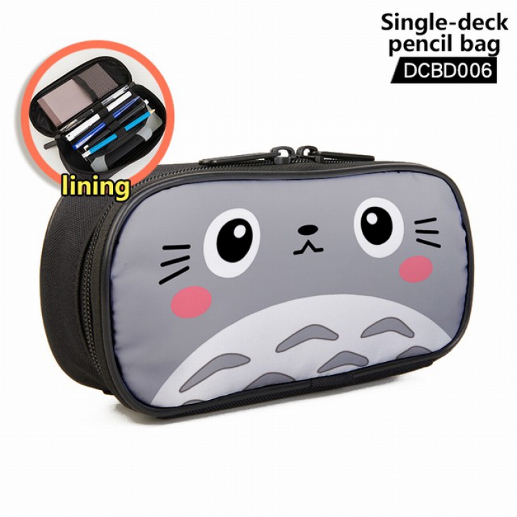 Totoro Anime single layer waterproof pen case 25X7X12CM -DCBD006