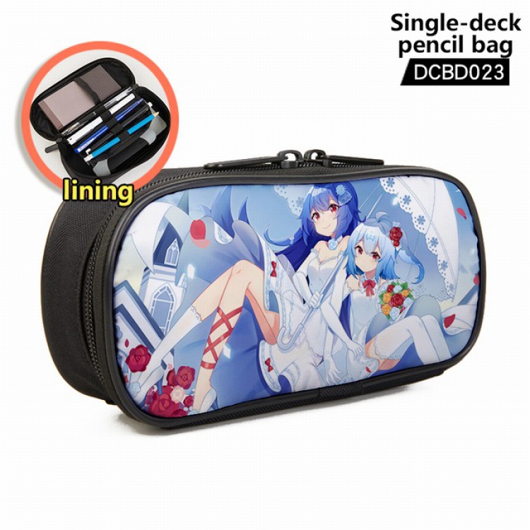 Bilibili Anime single layer waterproof pen case 25X7X12CM -DCBD023
