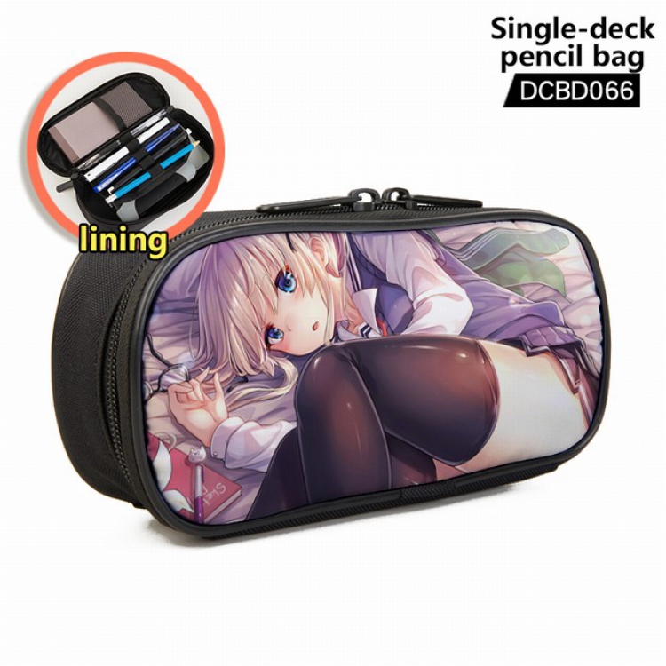 Saenai heroine no so Anime single layer waterproof pen case 25X7X12CM -DCBD066