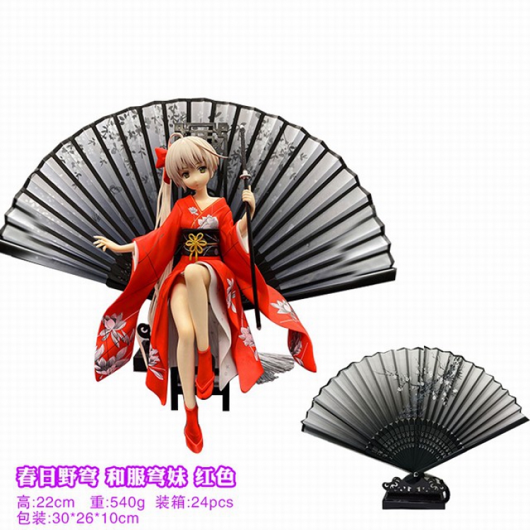 Yosuga no Sora Kasugano Sora Red Boxed Figure Decoration Model 29CM About 22CM 0.54KG a box of 24