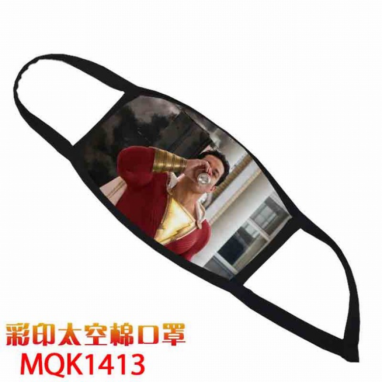 Justice League The Flash Color printing Space cotton Masks price for 5 pcs MQK1413