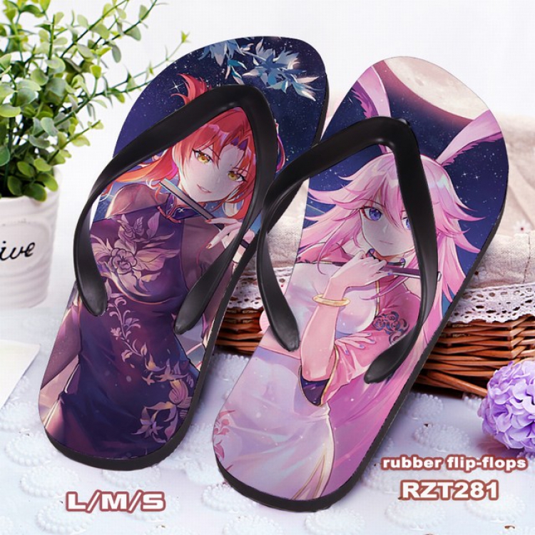 The End of School Cloth surface Flip-flops slipper S.M.L RZT281