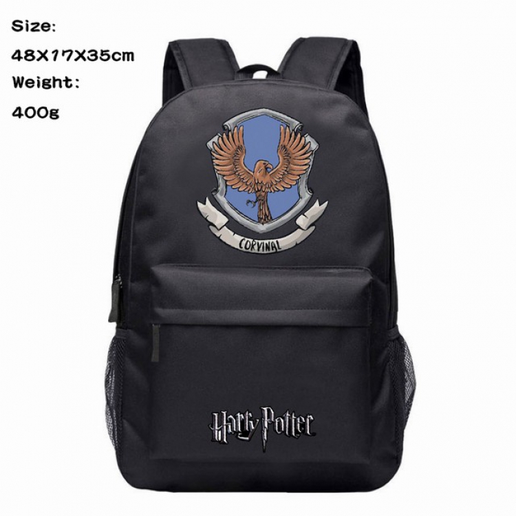 Harry Potter Anime 600D Canvas Backpack 48X17X35CM 400G
