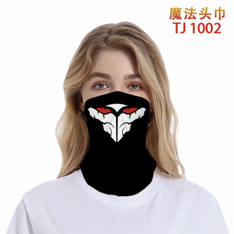 TJ-1002-Personalized color printing magic turban scarf