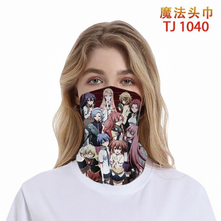 TJ-1040-Personalized color printing magic turban scarf