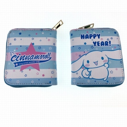 Cinnamoroll Blue Color PU zipp...