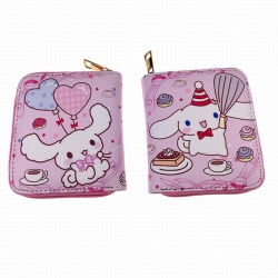 Cinnamoroll Pink Color PU zipp...