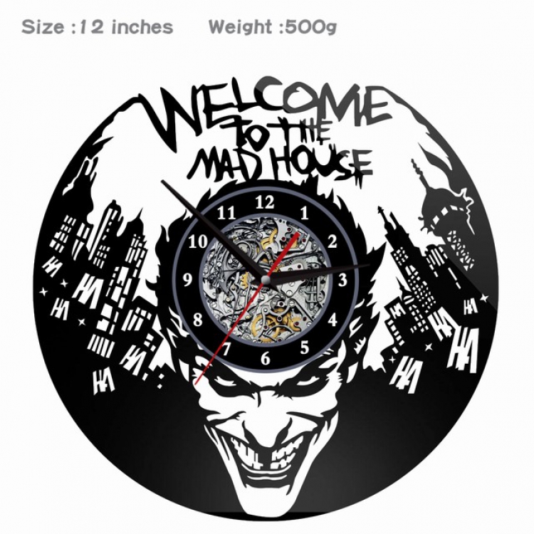 006-Suicide Squad Creative painting wall clocks and clocks PVC material No battery