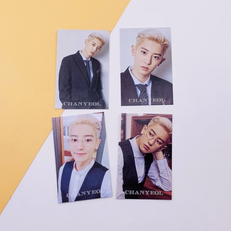 EXO Random Card Photo Small Card 5.4X8.4CM 5G a set of 4 price for 10 sets