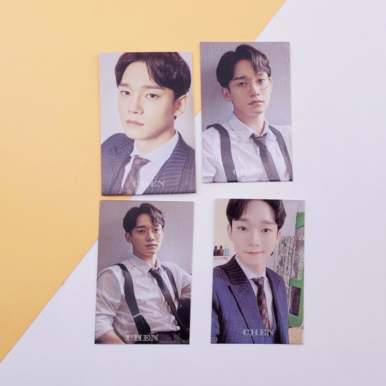EXO Random Card Photo Small Card 5.4X8.4CM 5G a set of 4 price for 10 sets