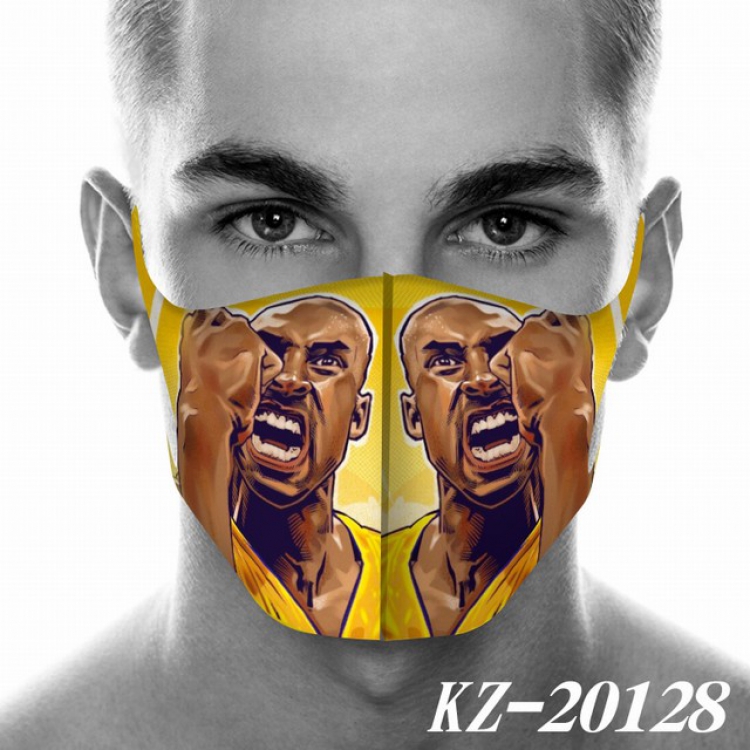 Kobe Bean Bryant Anime 3D digital printing masks a set price for 5 pcs KZ-20128