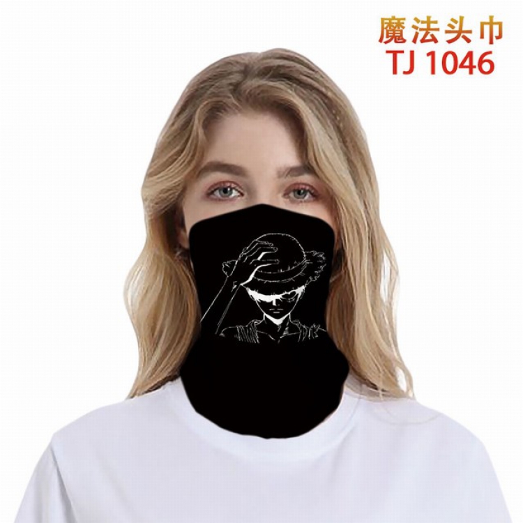 TJ-1046-One Piece Color printing magic turban scarf