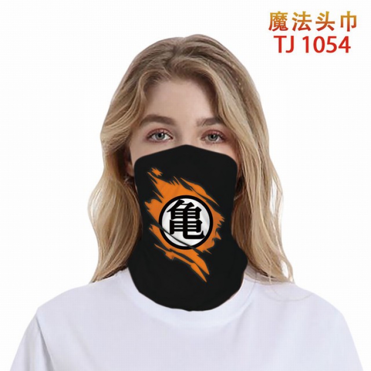 TJ-1054-Dragon Ball Color printing magic turban scarf