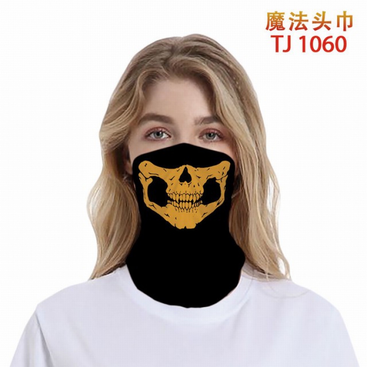 TJ-1060- Personalized color printing magic turban scarf