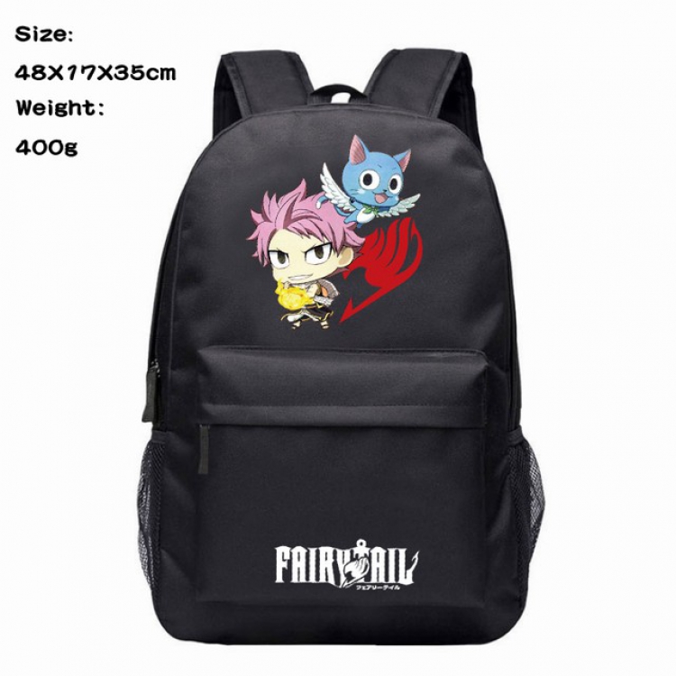 Fairy tail Anime 600D Canvas Backpack Waterproof School Bag 48X17X35CM 400G