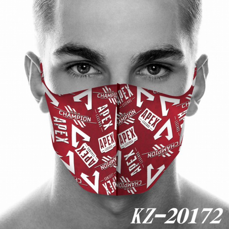 Apex Legends Anime 3D digital printing masks a set price for 5 pcs KZ-20172