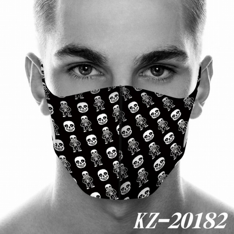 Undertale Anime 3D digital printing masks a set price for 5 pcs KZ-20182