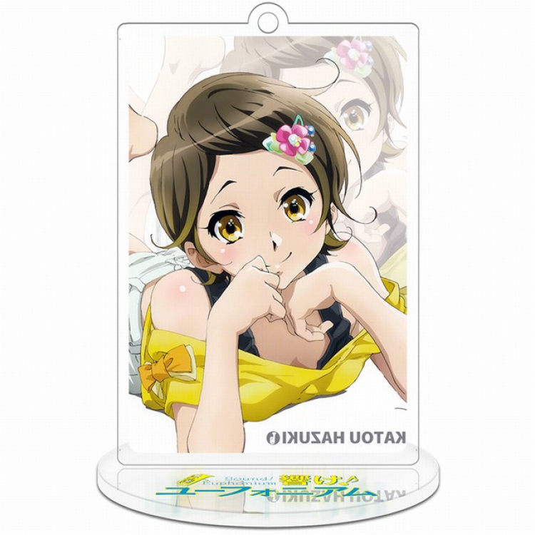 Hibike! Euphonium Katou.Hazuki Standing Plates acrylic keychain pendant 8-9CM
