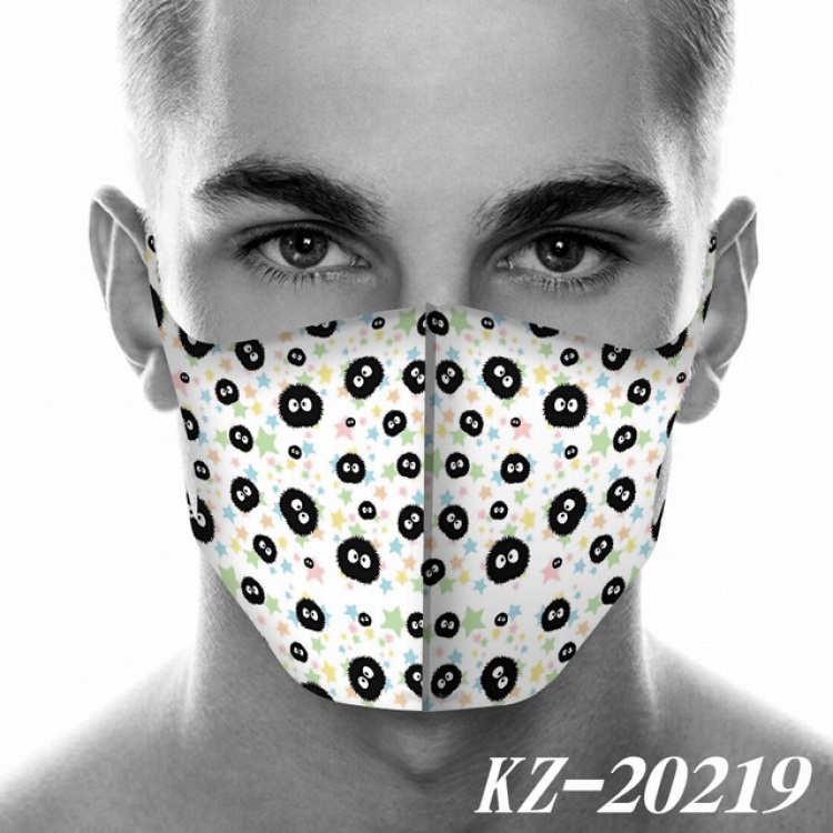 Totoro Anime 3D digital printing masks a set price for 5 pcs KZ-20219