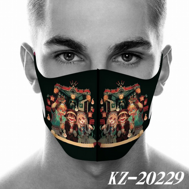 Toilet-Bound Hanako-kun Anime 3D digital printing masks a set price for 5 pcs KZ-20229