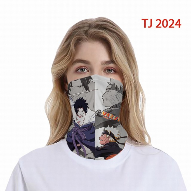 Naruto Color printing magic turban scarf-TJ-2024