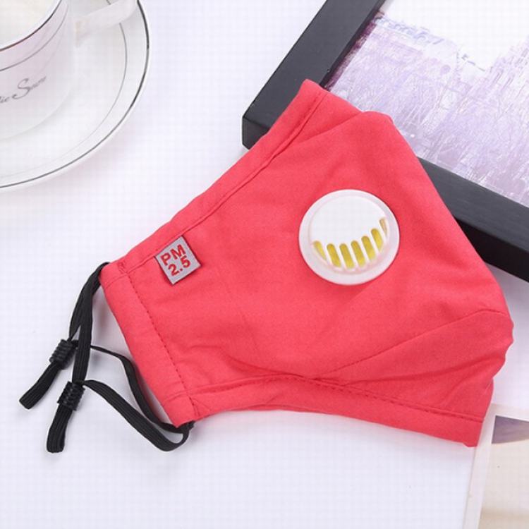 Tangerine Dustproof breathable protective masks for adults(Can be placed PM2.5 filter,but not provided)price for 3 pcs