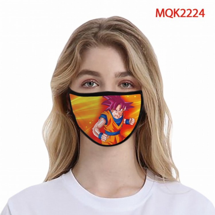 Dragon Ball Color printing Space cotton Masks price for 5 pcs MQK2224