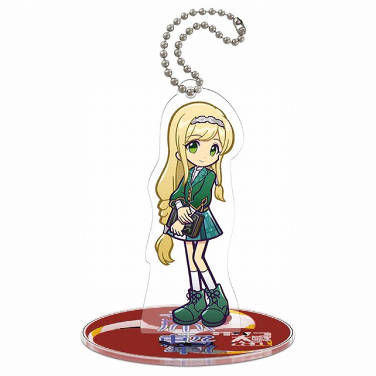 Sakura Wars the Animation Q version soma Small Standing Plates Acrylic keychain pendant 8-9CM