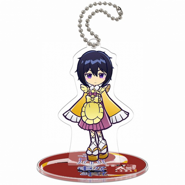 Sakura Wars the Animation Q version soma Small Standing Plates Acrylic keychain pendant 8-9CM