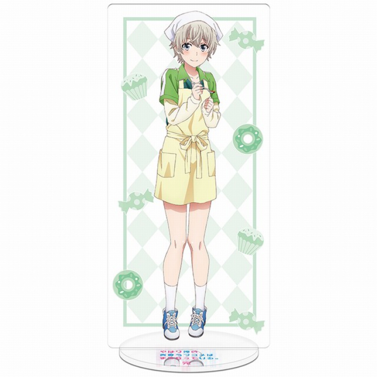 Yahari ore no seishun rabu kome wa machigatte iru Totsuka.Saika Acrylic Standing Plates 20-22CM 
